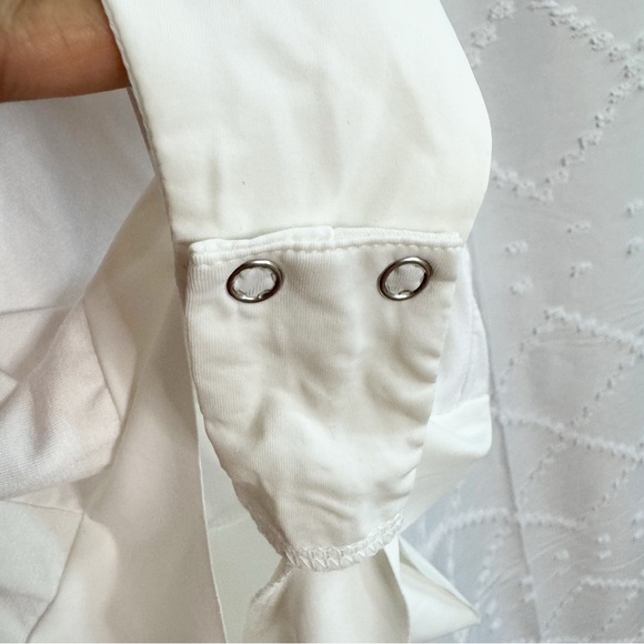 🎲 353. L’Agence Molly Square Neck Bodysuit in Vintage White Womens Small NWOT - Picture 6 of 10